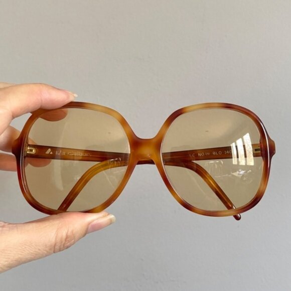 Vintage Accessories - Vintage Liz Claiborne Brown Square Oversized Sunglasses - LARGE!